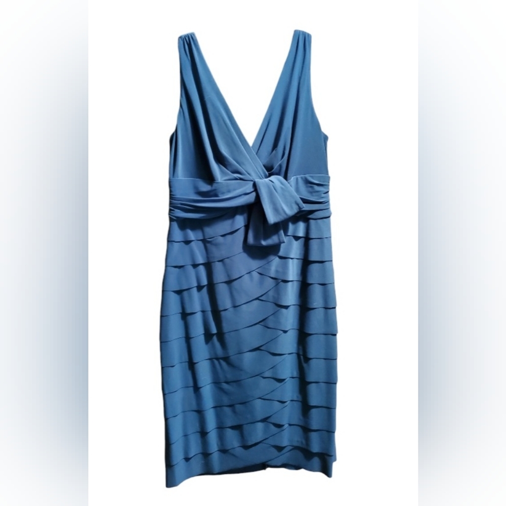 Peacock blue bandage cocktail dress bodycon